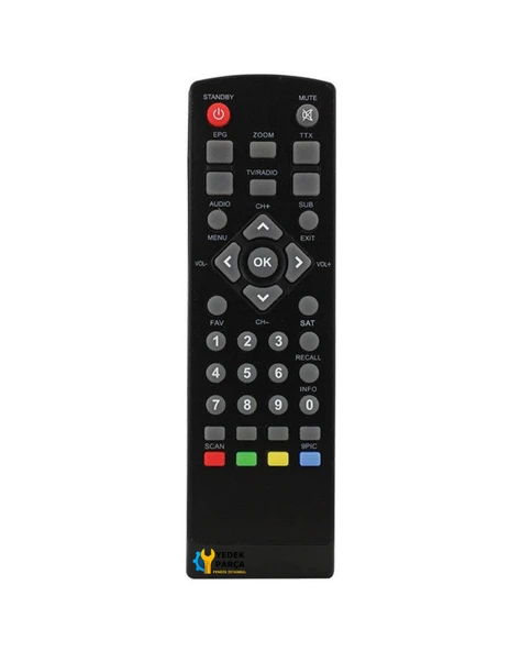 Hiremco Mini SD Wise Uydu Alıcı Kumandası ürün görseli 1