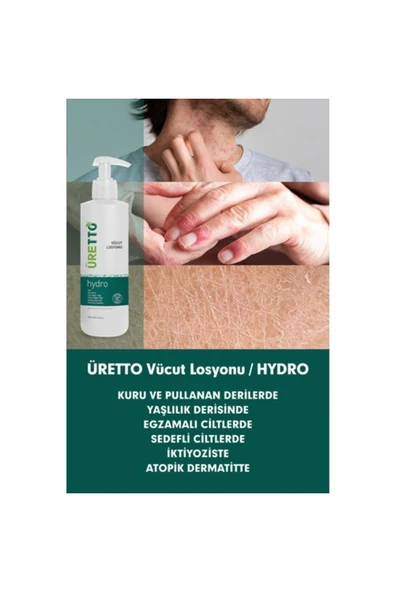 Üretto Hydro Vücut Losyonu 200ml - Resim 3