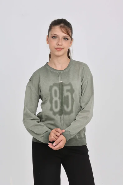 Toontoy Kız Çocuk 85 Baskılı Sweatshirt ürün görseli 1