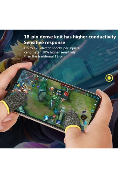 ExtremeGoodShop 2 Çift 4 Adet Pubg Ve Diğer Oyunlar Için Hızlı Oyun Parmak Eldiveni ürün görseli 1