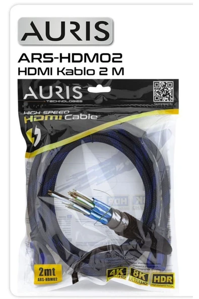 Auris HDMI KABLO 2M ürün görseli 1