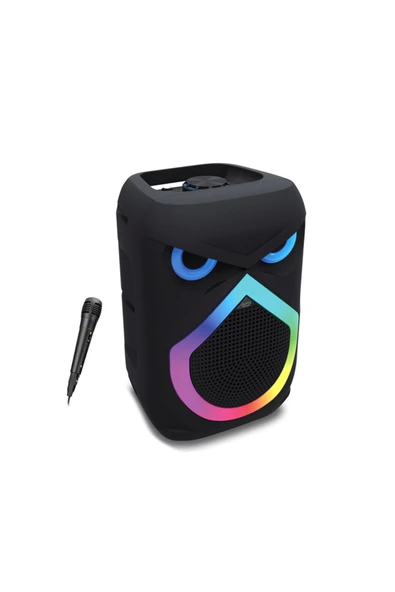Auris KLN140 25W 8 inç Mikrofonlu RGB Bluetooth Hoparlör ürün görseli 1