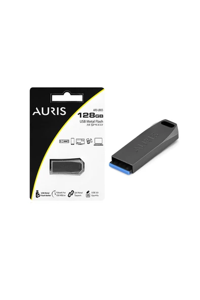 Auris ARS-UB03 128GB USB 3.0 Metal Flash Bellek ürün görseli 1