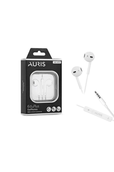 Auris Iphone 6 / 6 plus Samsung Redmi Uyumlu HF03 3.5mm Jack Konektörlü Kablolu Kulaklık ürün görseli 1