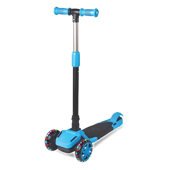 Cool Wheels Tulpar Mavi Işıklı 3 Tekerlekli Çocuk Scooter ürün görseli 1