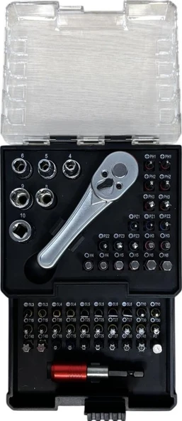 Nttools Bits Uç Ve Lokma Seti 1/4" 58 Parça - Resim 5