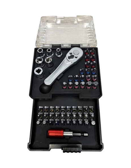 Nttools Bits Uç Ve Lokma Seti 1/4" 58 Parça - Resim 4
