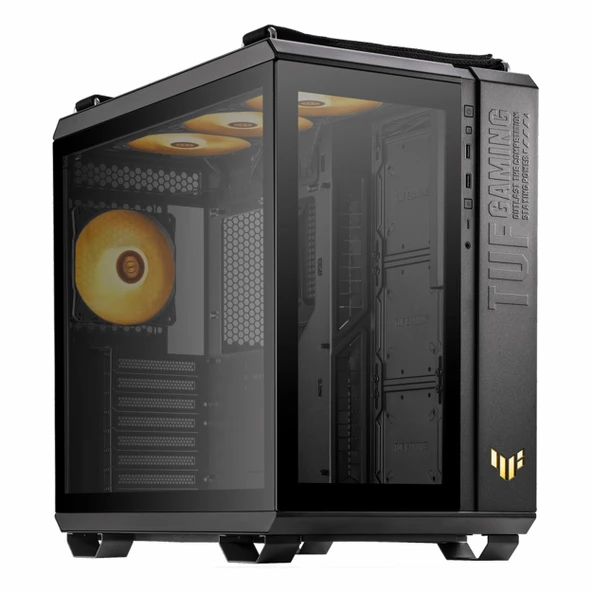 Asus TUF Gaming GT502 Plus USB 3.2 ARGB ATX Mid Tower Siyah Kasa ürün görseli 1