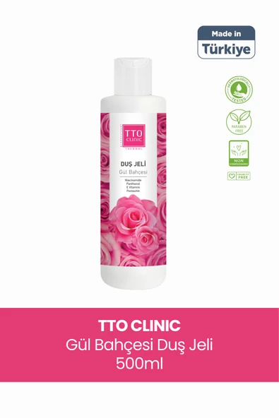 Tto Clinic Duş Jeli Romantik Gül Bahçesi 500 ml ürün görseli 1