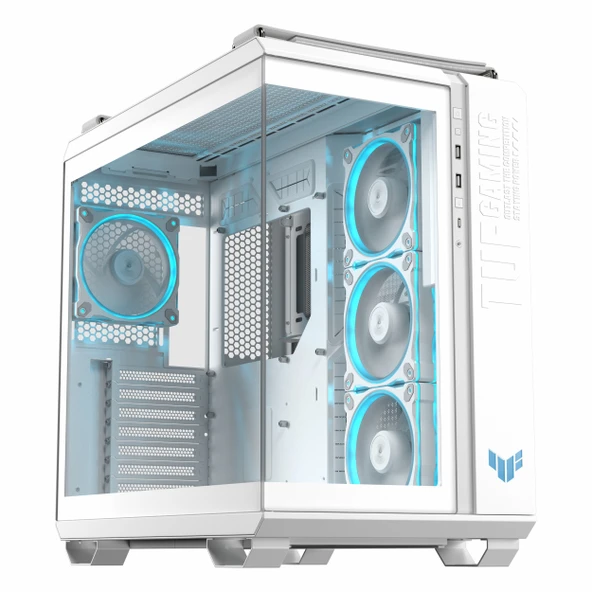 Asus TUF Gaming GT502 USB 3.2 ARGB ATX Mid Tower Beyaz Kasa ürün görseli 1