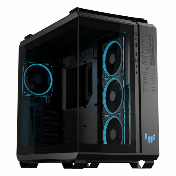 Asus TUF Gaming GT502 USB 3.2 ARGB ATX Mid Tower Siyah Kasa ürün görseli 1