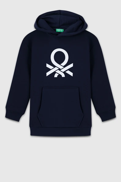 Erkek Çocuk BNT-B23341 Kapüşonlu Sweatshirt Lacivert ürün görseli 1