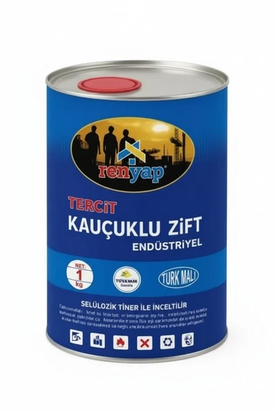 Renyap Kauçuklu Zift İzolasyon Zifti 1 Kg ürün görseli 1