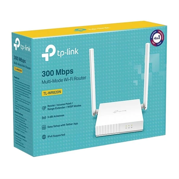 Tp-Link  TL-WR820N 300 Mbps 2 Port Kablosuz Router ürün görseli 1