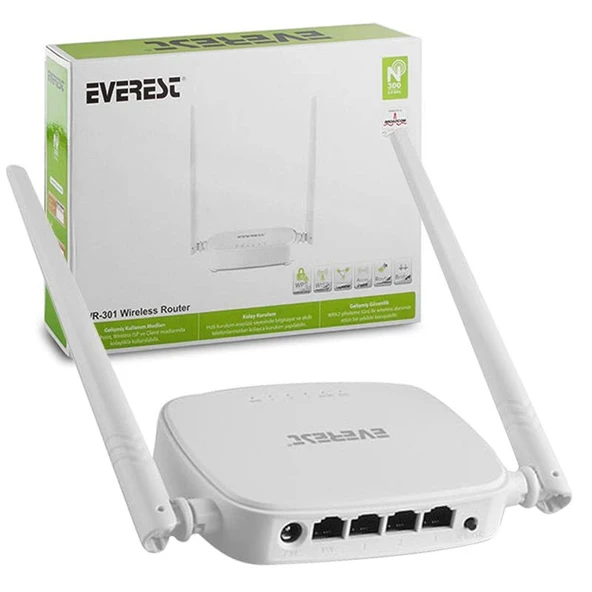 Everest EWR-301 300 Mbps Access Point Kablosuz Router ürün görseli 1