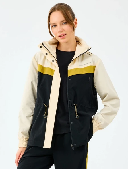 Skechers W Adjustable Waisted Full Zip Micro Jacket S2520208 Kadın Yağmurluk İnce Mont Kadın Mont ürün görseli 1
