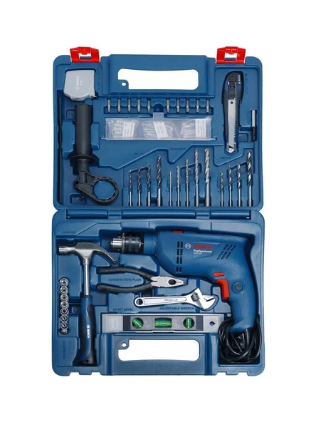 Bosch Gsb 600 Darbeli Matkap 600 Watt + 100 Parça Set ürün görseli 1