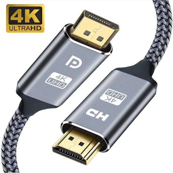 4K DP To HDMI Kablo 1.8 M ZR842 ürün görseli 1