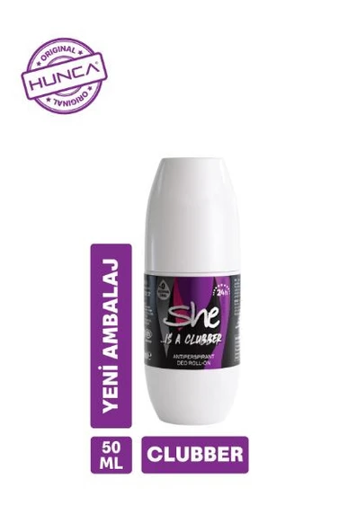 She Clubber Kadın Roll-On 50 ml ürün görseli 1