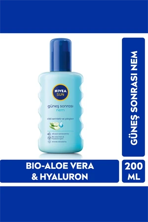 Nivea Sun Güneş Sonrası Nemlendirici Sprey – Cildi Ferahlatıcı ve Onarıcı Bakım, 200 ml ürün görseli 1