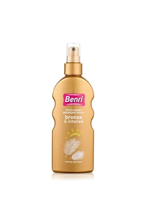 Benri Yoğun & Hızlı Bronzlaştırıcı Sprey – Kakao Özlü Doğal Bronzluk Sağlayan Vücut Spreyi, 150 ml ürün görseli 1