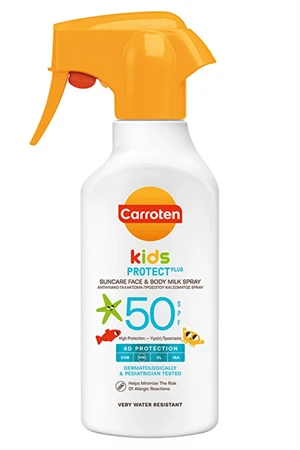 Carroten Kids SPF 50 Çocuk Güneş Spreyi – Yüksek Koruma, Yüz & Vücut İçin, 270 ml ürün görseli 1
