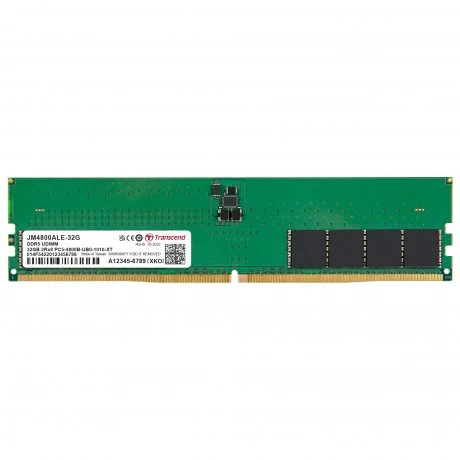 TRANSCEND 32GB DDR5 4800MHZ CL40 PC RAM VALUE JM4800ALE-32G ürün görseli 1
