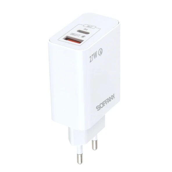 SY-228 Usb-A+Usb-C Turbo Şarj Başlığı - Resim 3