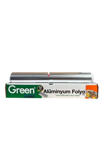 Green Aluminyum Folyo Kutulu 45 Cm -100 Metre ürün görseli 1