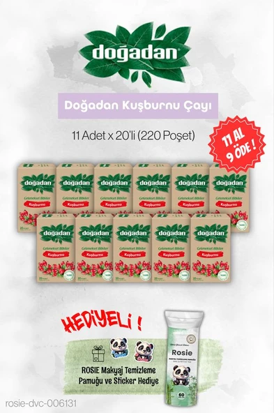 Doğadan Kuşburnu Çayı 11 AL 9 ÖDE ve Rosie ürün görseli 1