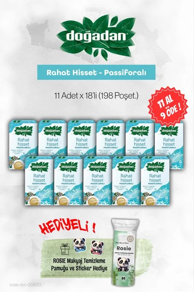 Doğadan Rahat Hisset Passifloralı 18'li rosie-dvc-006121-48349 ürün görseli 1