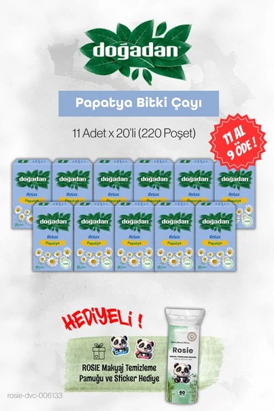 Doğadan 11 AL 9 ÖDE Papatya Bitki Çayı ve Rosie ürün görseli 1
