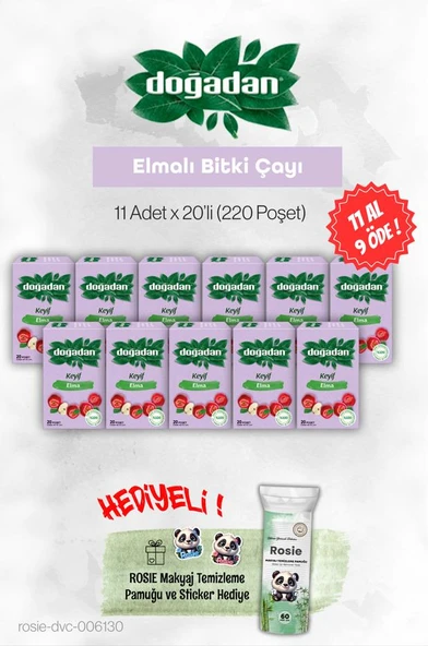 Doğadan Elma Çayı 20'li 11 AL 9 ÖDE ve Rosie ürün görseli 1