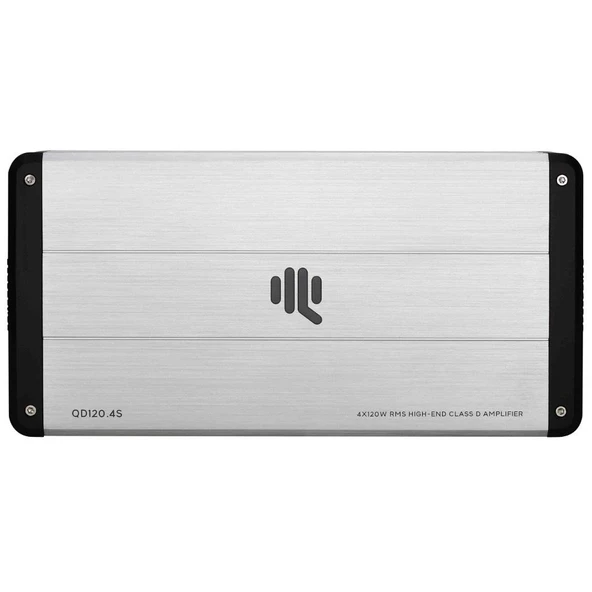 QD120.4S QLine D Sınıfı 4 Kanal Amplifikatör 4 Ohm 4x120W RMS ürün görseli 1