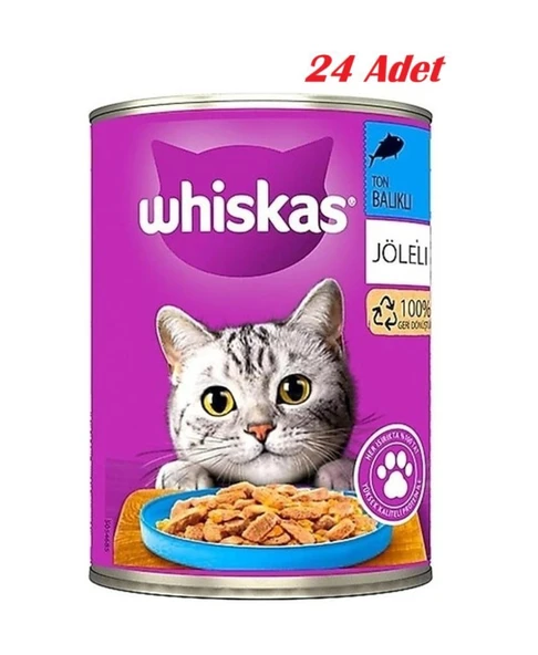 Whiskas Ton Balıklı Konserve 24x400 gr ürün görseli 1