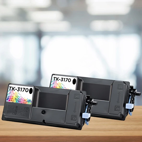 Kyocera TK-3170 Muadil Toner 2'li Avantaj Paket / Ecosys M3860 / P3050 / P3055 / P3060 / P3150 / P3155 ürün görseli 1