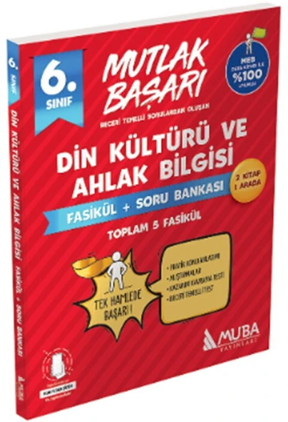 Muba Yayınları 6. Sınıf Din Kültürü ve Ahlak Bilgisi Fasikül Soru Bankası ürün görseli 1