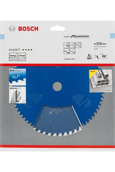 Bosch Exal Daire Test. Bıç. 210*30 MM 54 Diş - Resim 2