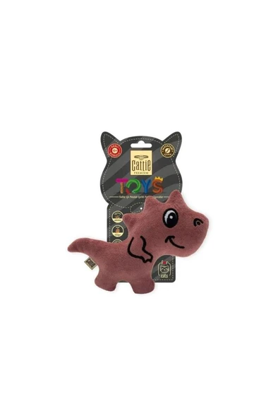 Cattie Matatabi İçerikli Kedi Oyuncağı Peluş Trex 15Cm ürün görseli 1
