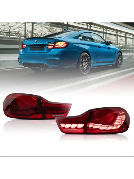 Bmw F32 2014-2020 Uyumlu Kırmızı Dragon Gts Ledli Arka Stop Lambası ürün görseli 1