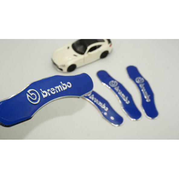 Brembo Logo Kaliper Üstü 3M 3D Metal Logo Arma Amblem Seti ürün görseli 1