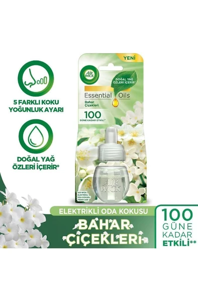 Air Wick Elektrikli Oda Kokusu Yedek Şişe Bahar Çiçekleri - Esansiyel Yağlar Içerir* ürün görseli 1