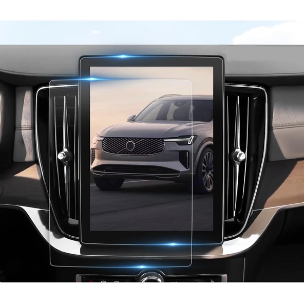 Volvo XC90 2025 11.2 inç Multimedya uyumlu 9H Nano Ekran Koruyucu ürün görseli 1