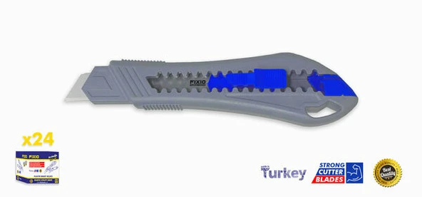 Fixio Plastik Maket Bıçağı - Gri (1ADET) ürün görseli 1