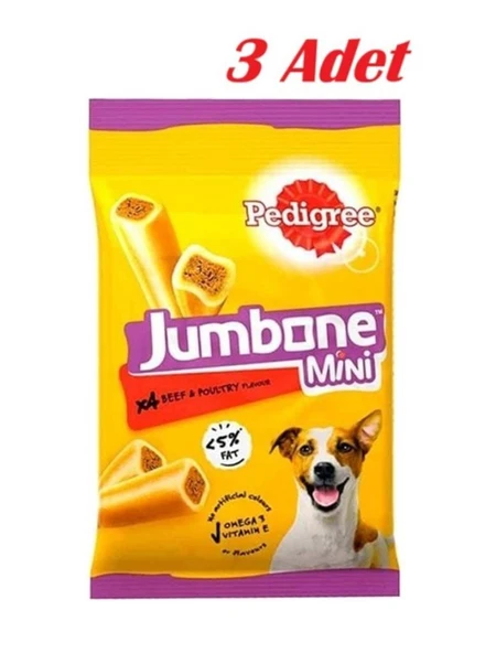 Pedigree Jumbone Mini Köpek Ödülü 160 Gr*3 Adet ürün görseli 1
