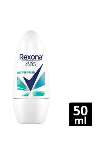 Rexona Üstün Koruma Kadın Roll On Deodorant Shower Fresh 72 Saat Kesintisiz Koruma 50 Ml ürün görseli 1
