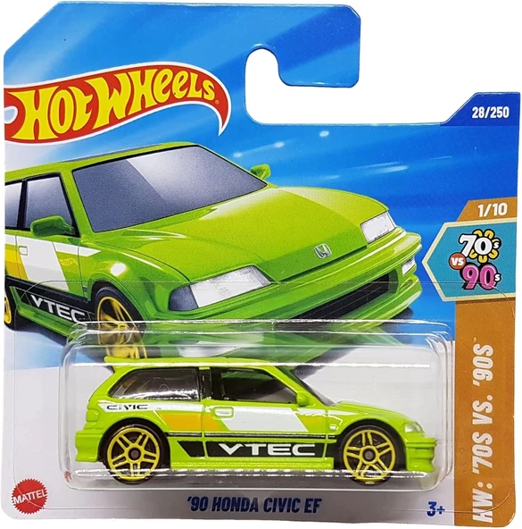 Hot Wheels Tekli Arabalar 90 Honda Civic Ef HYX90 ürün görseli 1