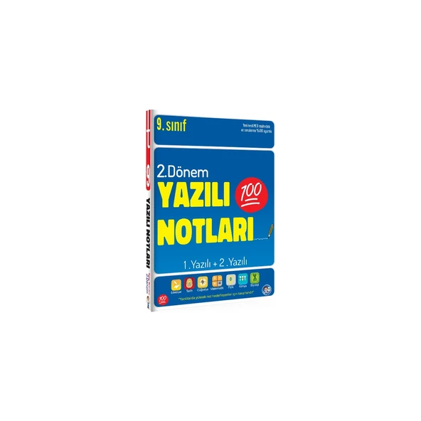 9. Sınıf 2. Dönem Yazılı Notları 1.Yazılı+2yazılı ürün görseli 1