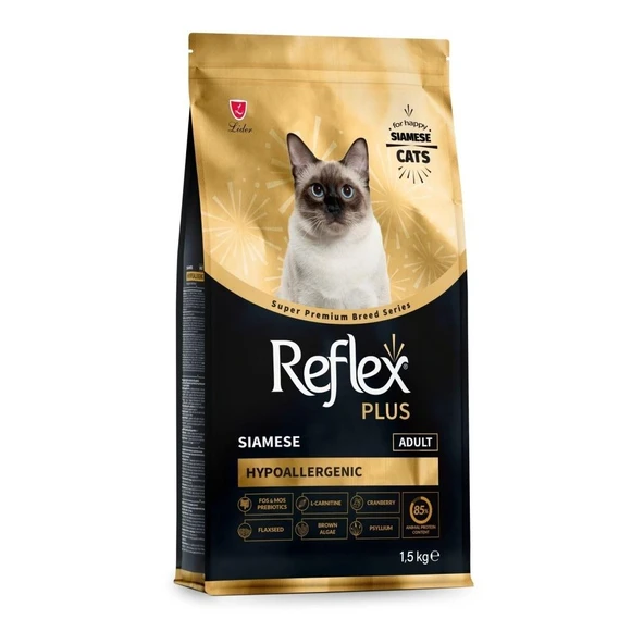 Reflex Plus Hipoalerjenik Siamese Yetişkin Kedi Maması 1,5kg ürün görseli 1