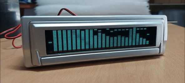 25 Bit Ekolayzır Sese Duyarlı Spectrum 12v ( Montaj Kutulu ) Gümüş Renk ürün görseli 1